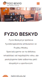 Mobile Screenshot of fyziobeskyd.cz