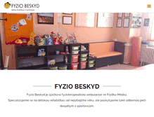 Tablet Screenshot of fyziobeskyd.cz